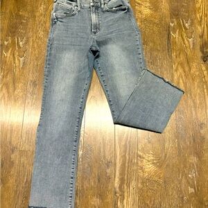Dear John size 28 Jeans Jeanne Flare Hi Rise Crop Gray